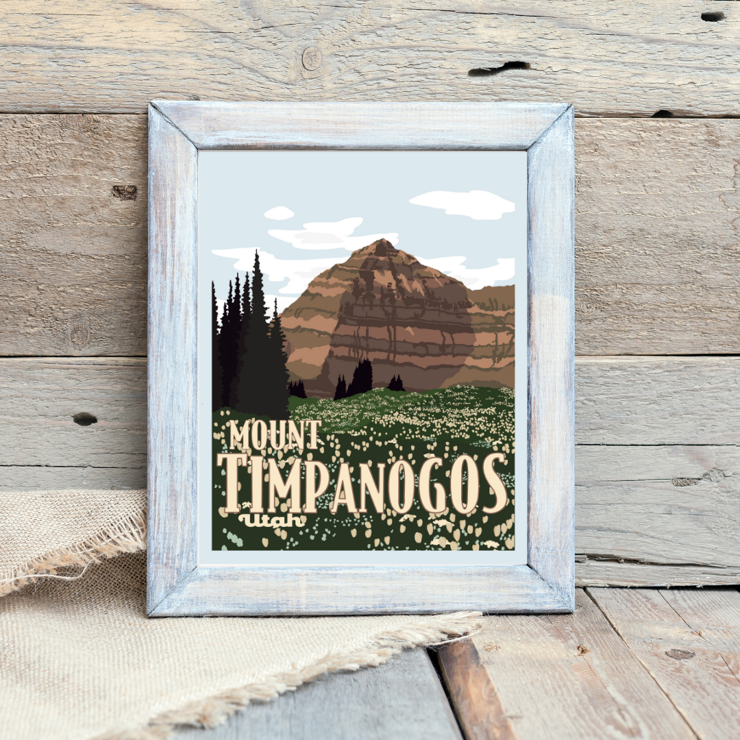 Mount Timpanogos Print