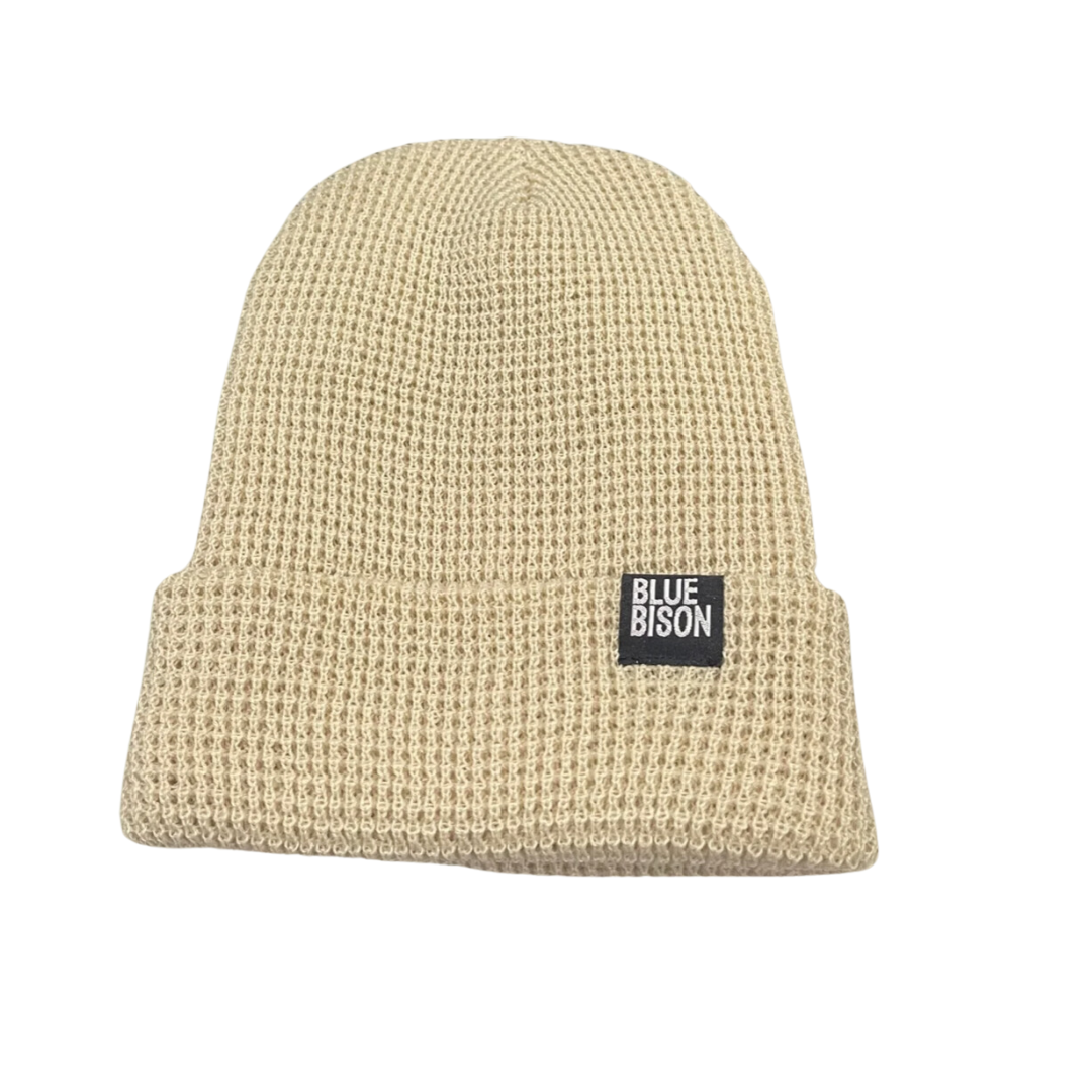 Bison Beanie – Colors) The Blue Apparel Waffle (Multiple