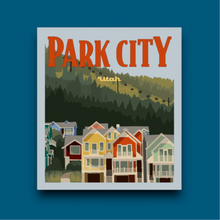 Load image into Gallery viewer, Park City Downtown Poster Sticker
