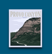 Load image into Gallery viewer, Provo Canyon, Utah- Poster Sticker
