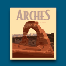 Load image into Gallery viewer, Arches National Park, Utah- Poster Sticker
