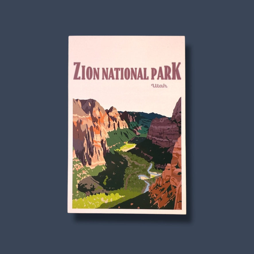 Zion Utah Postcard