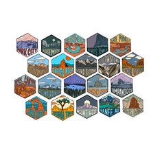 Load image into Gallery viewer, Grand Teton National Park, Wyoming- Hexagon Sticker
