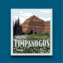 Load image into Gallery viewer, Mount Timpanogos, Utah- Poster Sticker
