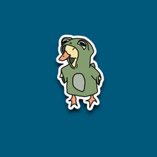 Load image into Gallery viewer, Duck Dressed As A Frog Sticker (R21)
