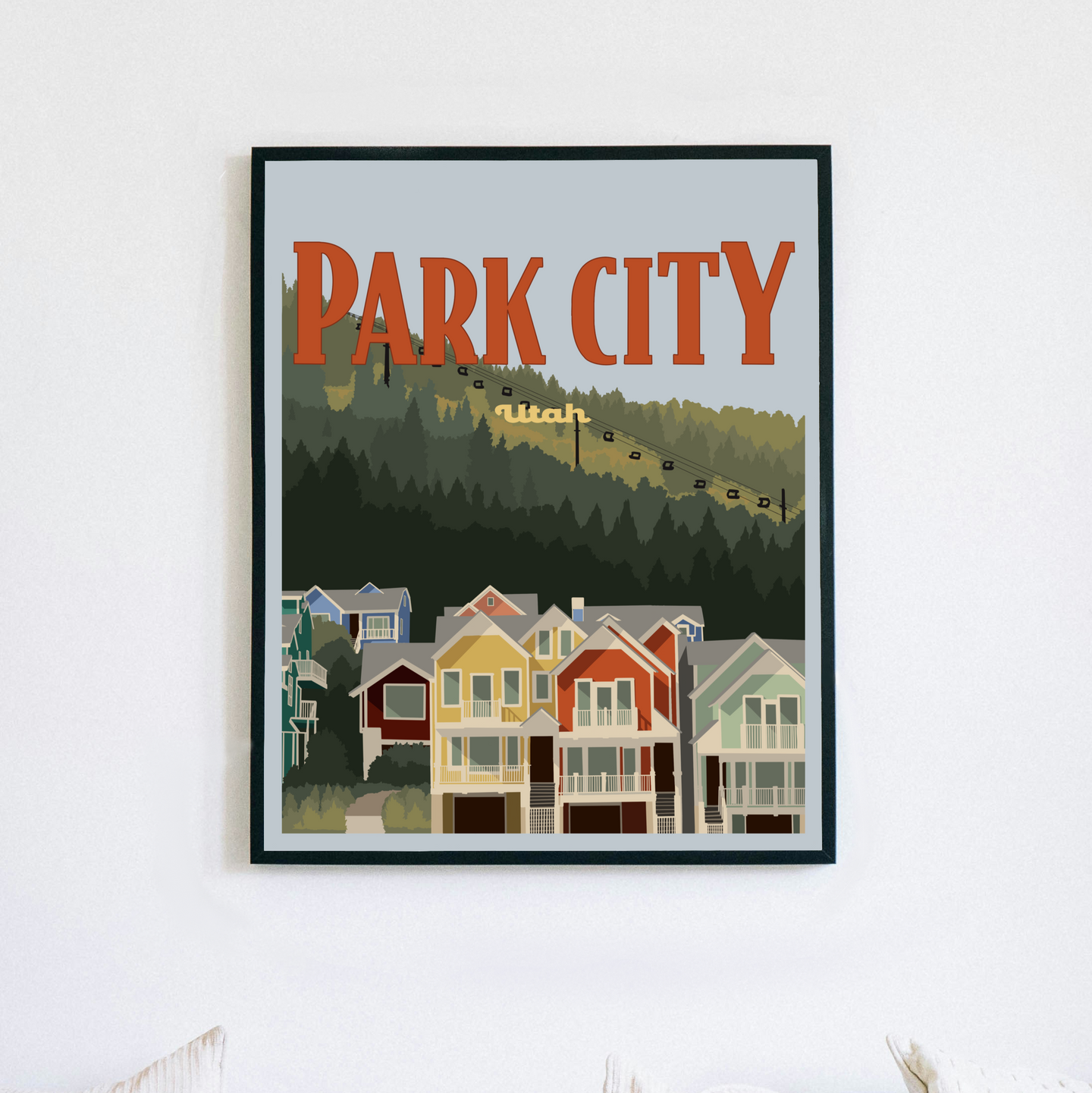 Park City Downtown, Utah Poster Print