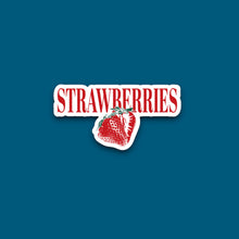 Load image into Gallery viewer, Strawberries Vinyl Sticker
