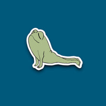 Load image into Gallery viewer, Upward-Facing Dog Yoga Frog Sticker (J13)
