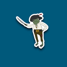Load image into Gallery viewer, Pirate Frog Sticker (N14)
