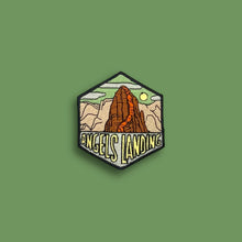 Load image into Gallery viewer, Angels Landing, Zion National Park, Utah- Embroidered Hexagon Patch
