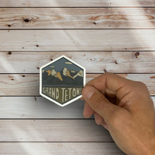 Load image into Gallery viewer, Grand Teton National Park, Wyoming- Hexagon Sticker
