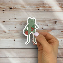Load image into Gallery viewer, Frog Eatin&#39; Strawberries Sticker (O15)

