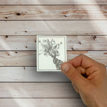 Load image into Gallery viewer, Skeletons Fading Flowers Sticker (H17)
