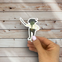 Load image into Gallery viewer, Pirate Frog Sticker (N14)
