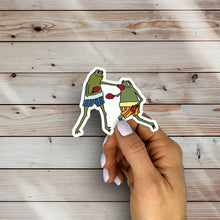 Load image into Gallery viewer, Boxing Frogs Sticker
