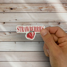 Load image into Gallery viewer, Strawberries Vinyl Sticker
