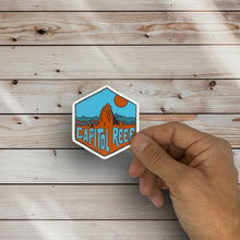 Load image into Gallery viewer, Capitol Reef National Park, Utah- Hexagon Sticker
