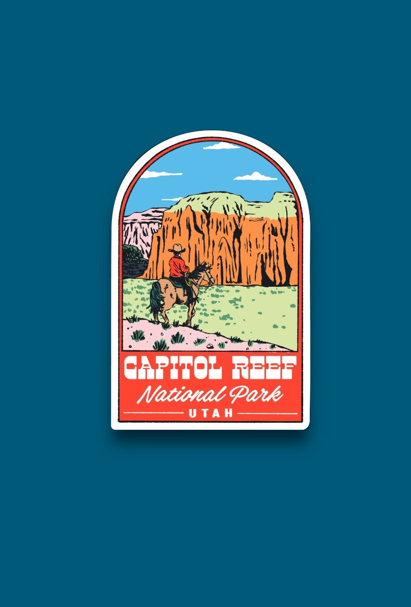 Capitol Reef Arch Sticker