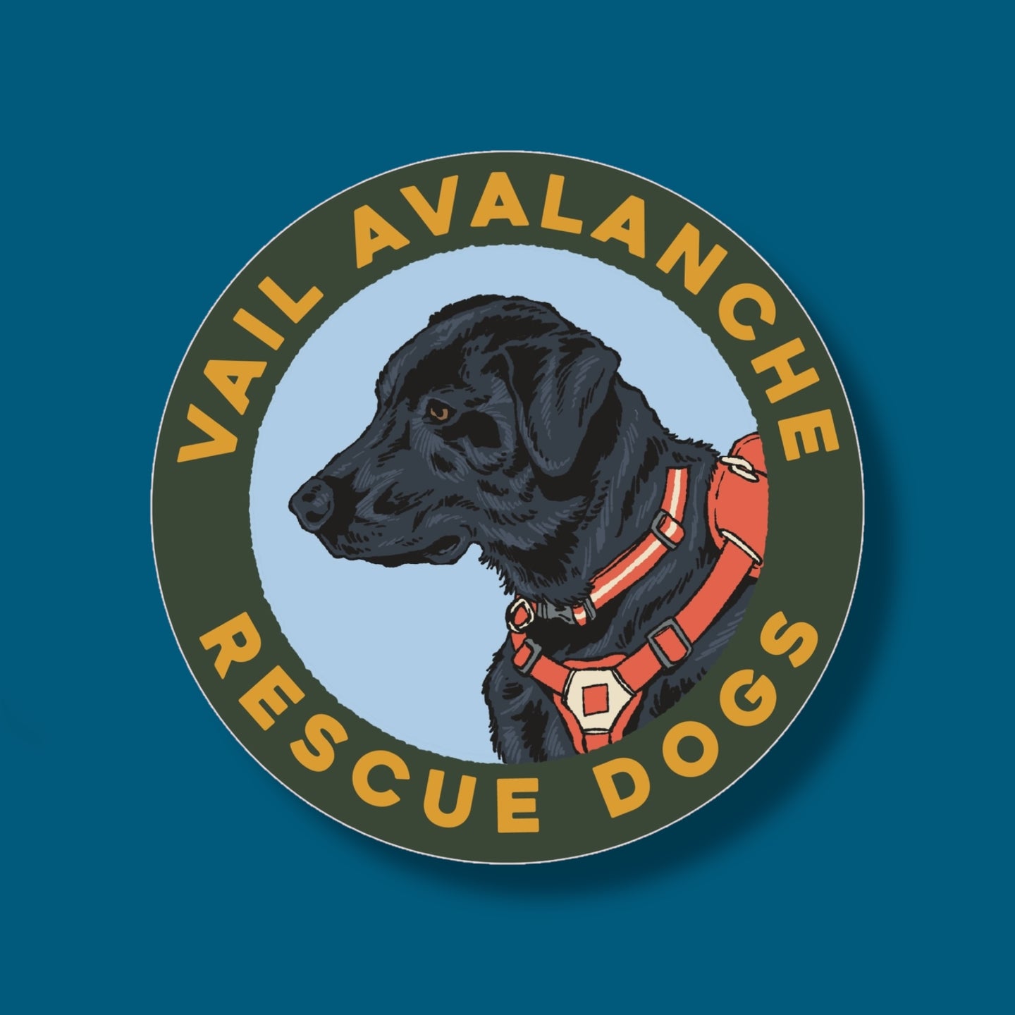 Vail Avalanche Rescue Dogs Sticker