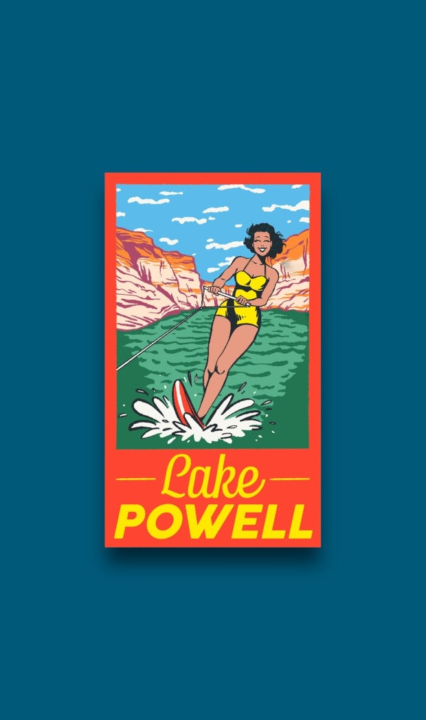 Lake Powell Waterski Sticker