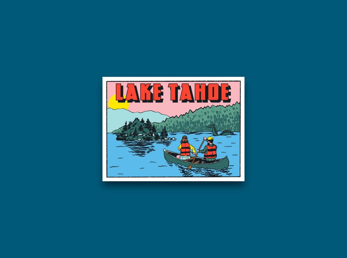 Lake Tahoe Nessie Sticker