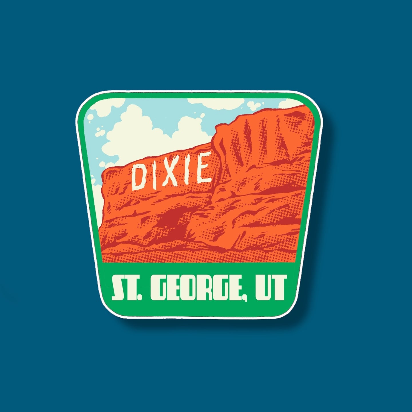 Dixie Rock Utah Sticker