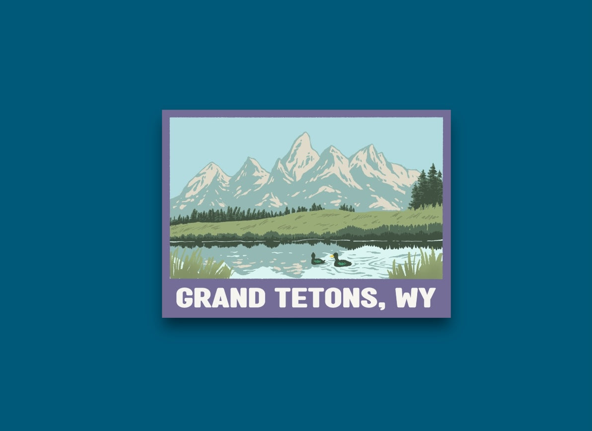 Grand Tetons, WY Sticker