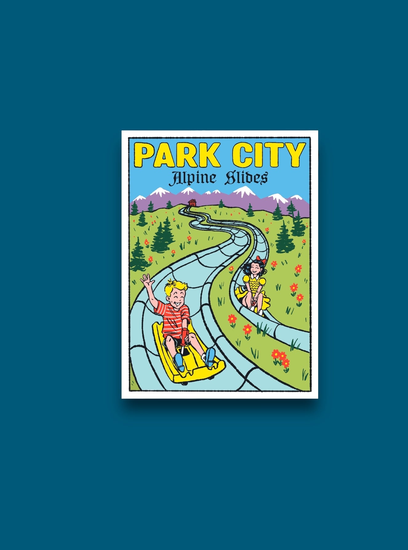 Park City Alpine Slides Sticker