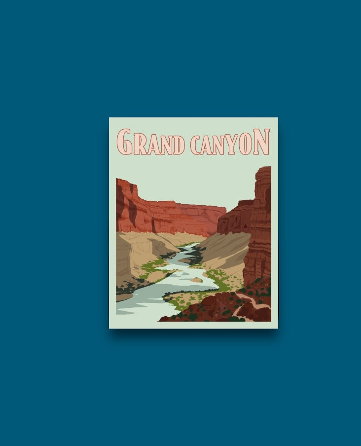 Grand Canyon - Poster Sticker