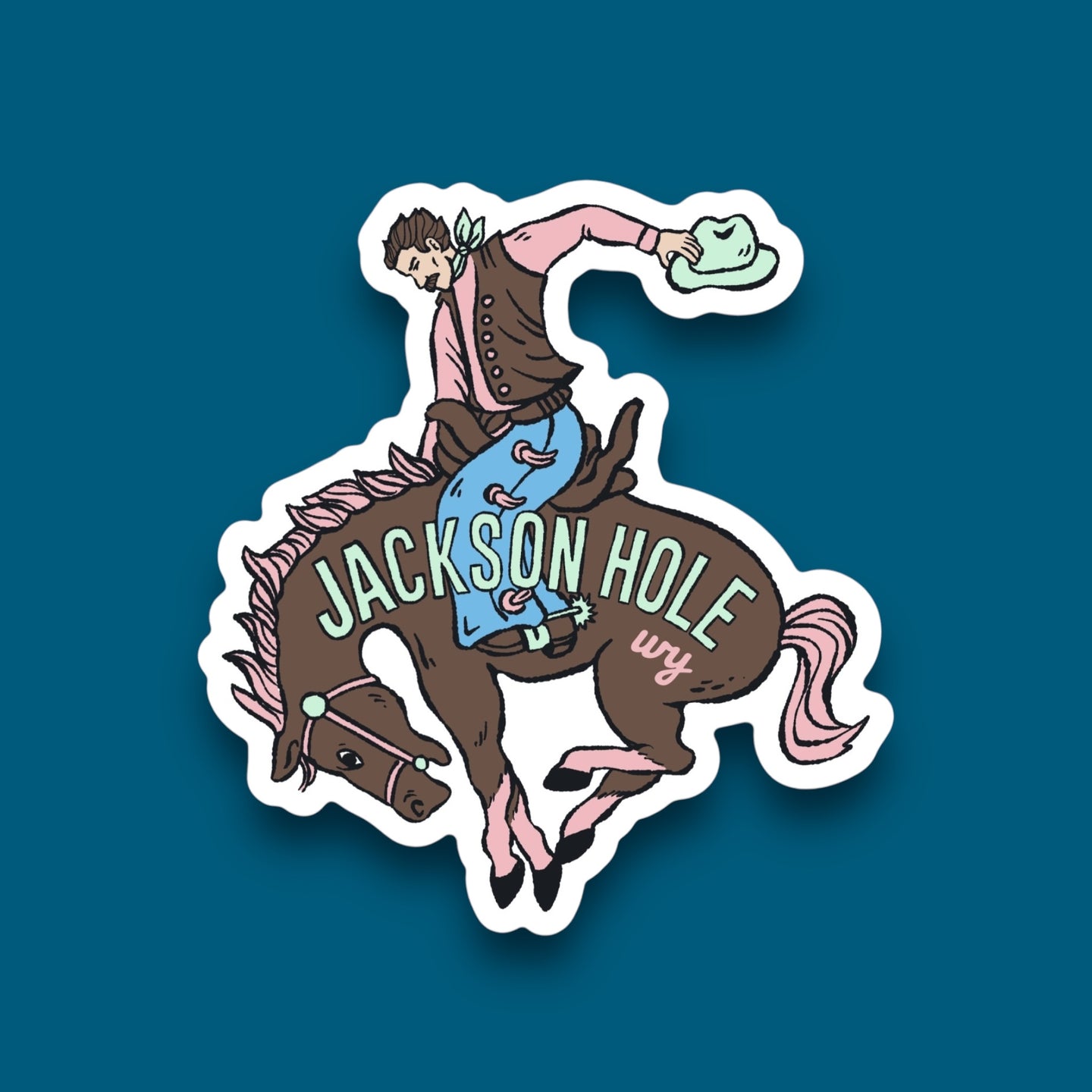 Jackson Hole Rodeo Sticker