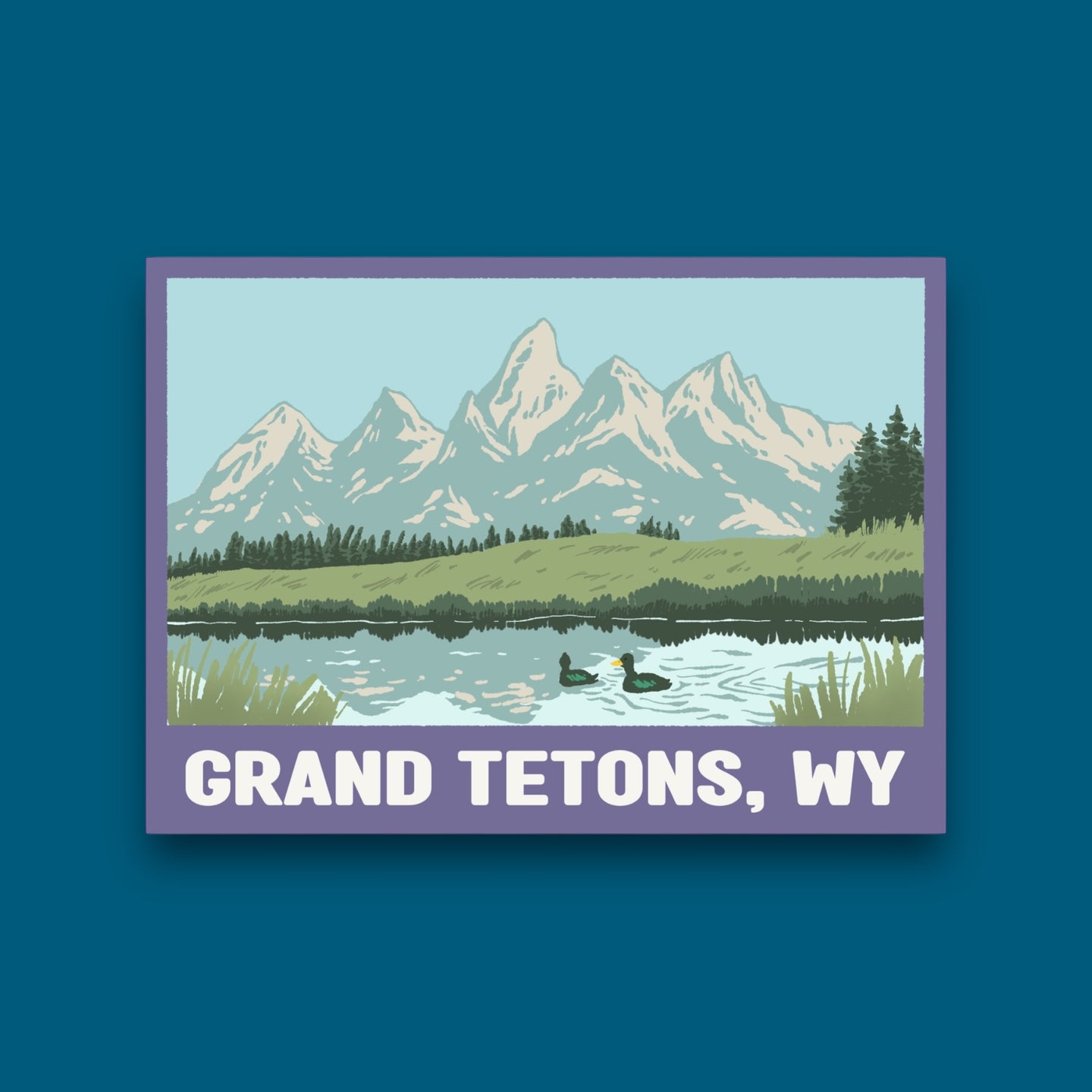 Grand Tetons, WY Sticker