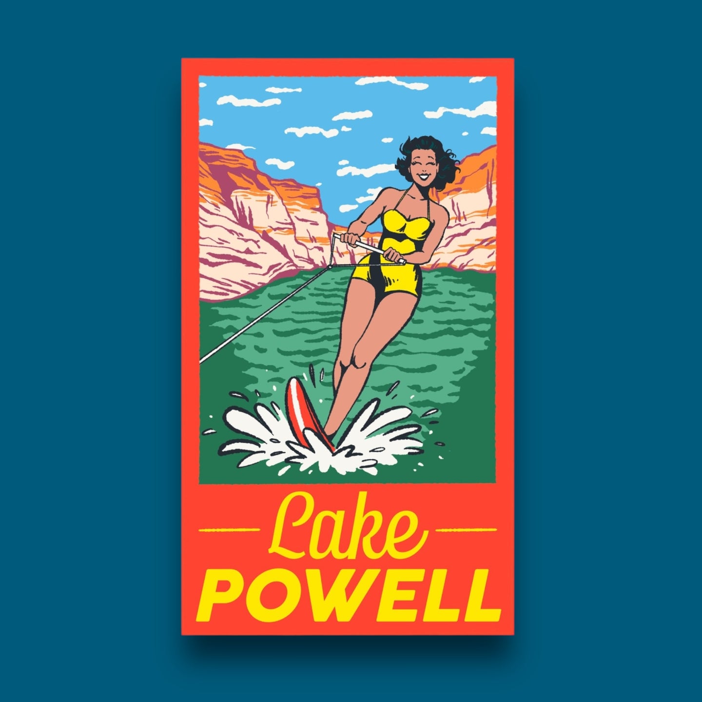 Lake Powell Waterski Sticker