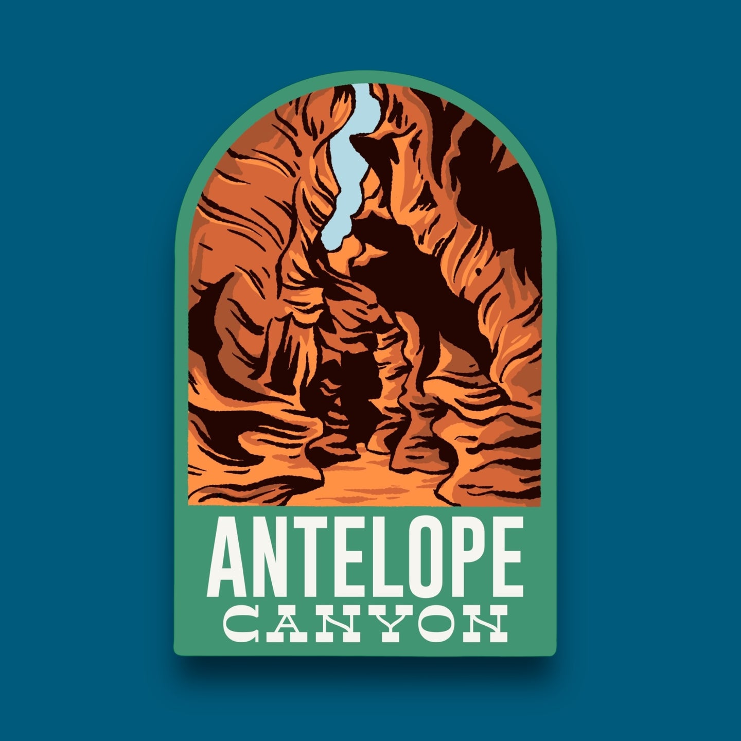 Antelope Canyon Arch Sticker