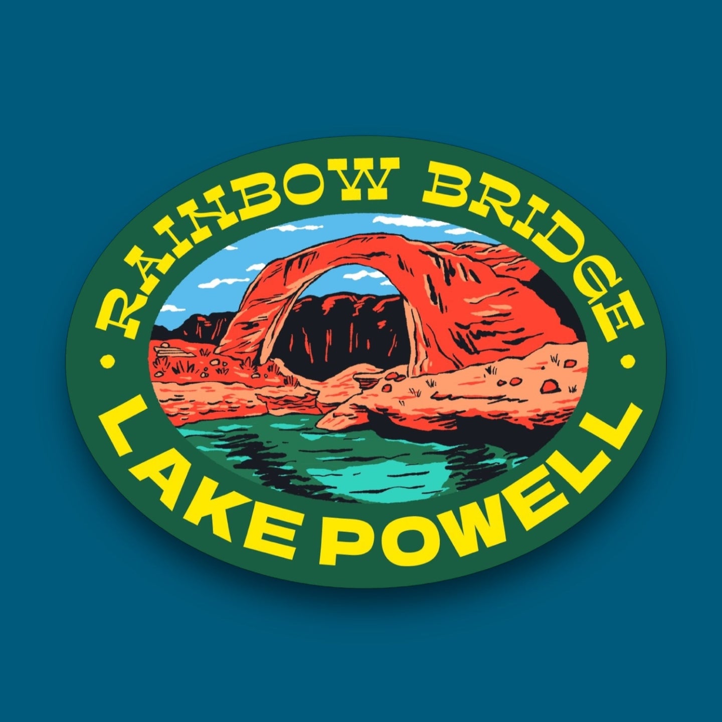 Rainbow Bridge Lake Powell Sticker