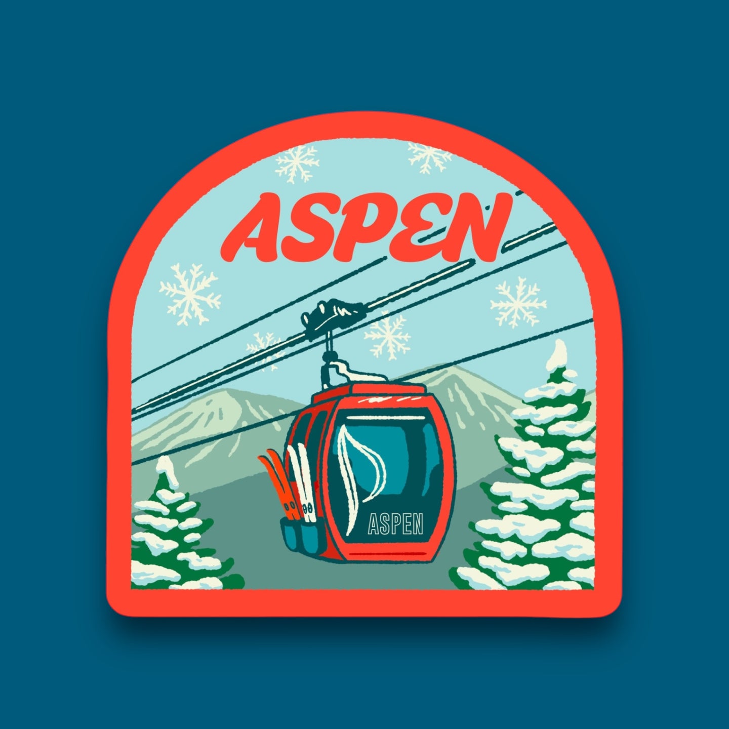 Aspen Colorado Sticker