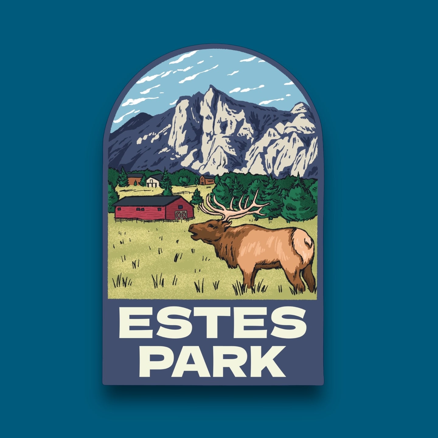 Estes Park Colorado Sticker