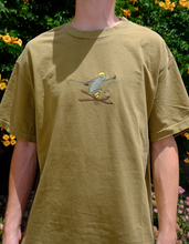 Load image into Gallery viewer, Frogs Gone Skiin&#39; Tee - Faded Army
