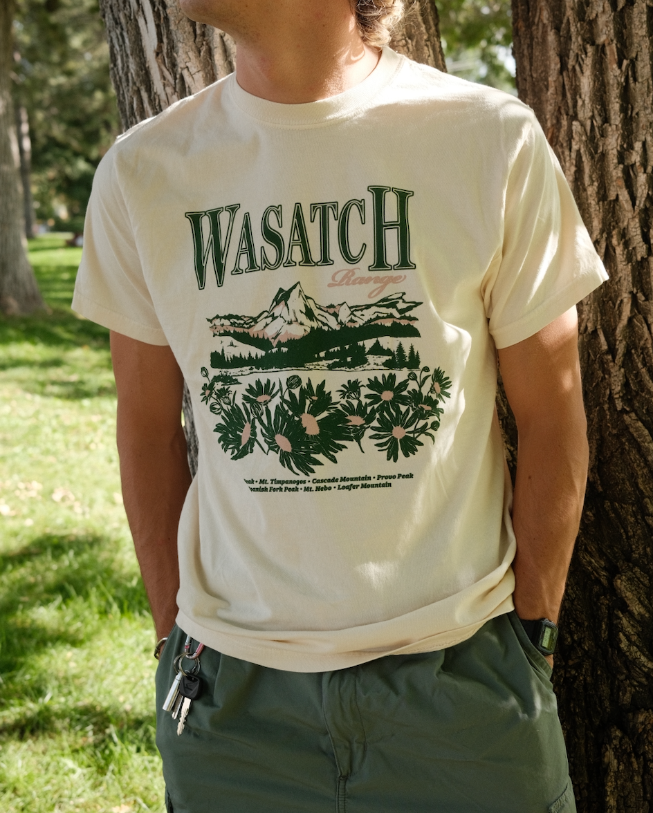 Wasatch tee- Créme