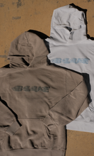 Load image into Gallery viewer, BLUE Flame Hoodie - Faded Grey
