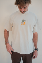 Load image into Gallery viewer, Snail Ridin’ Frog Tee, Cream
