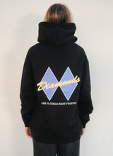 Load image into Gallery viewer, Diamonds are a Girls Best Friend Hoodie
