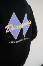 Load image into Gallery viewer, Diamonds are a Girls Best Friend Hoodie
