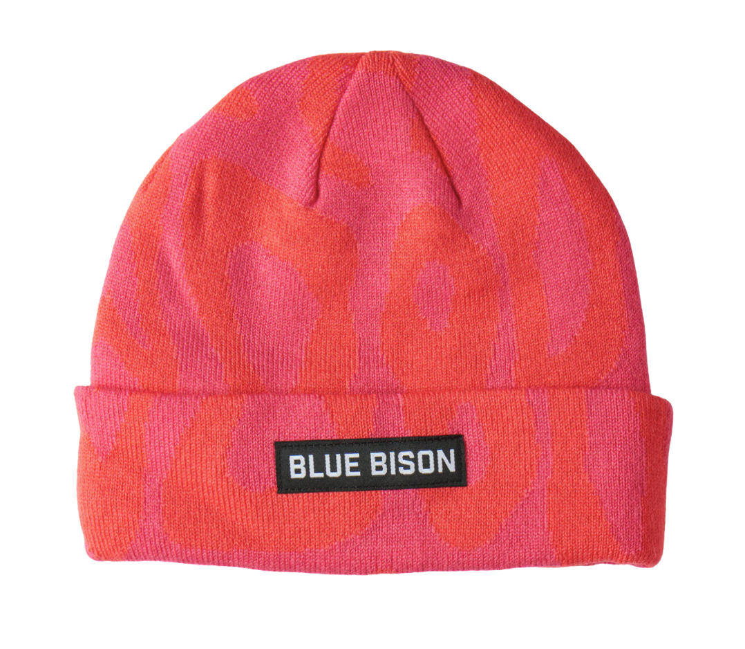 Lava Lamp Beanie, Hot Pink