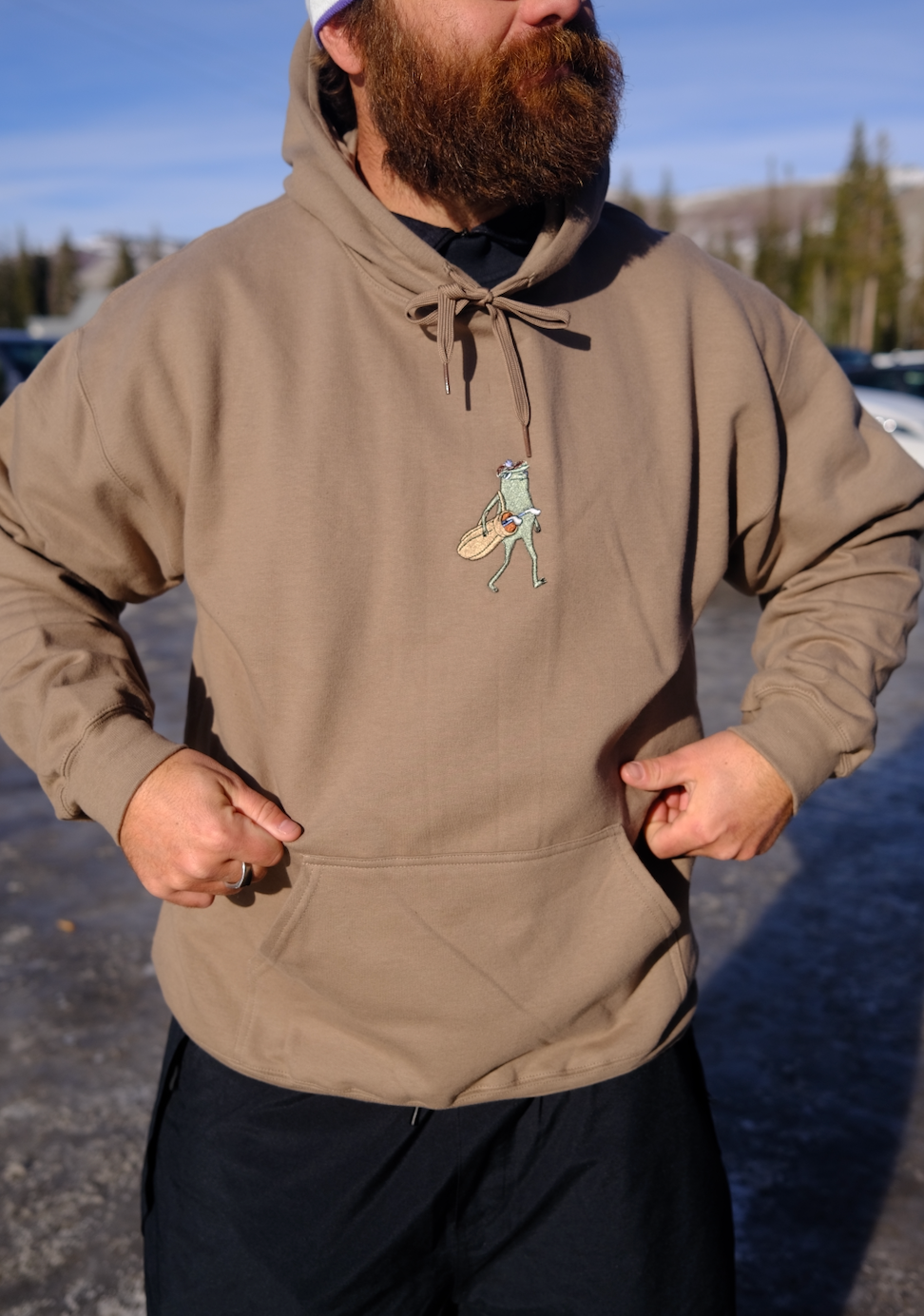 Golfer Frog Hoodie