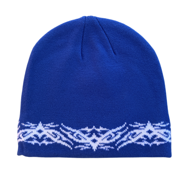 Blue Flurry Beanie