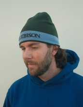 Load image into Gallery viewer, Blue Fern Beanie
