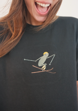 Load image into Gallery viewer, Frog Gone Skiin Tee - Black
