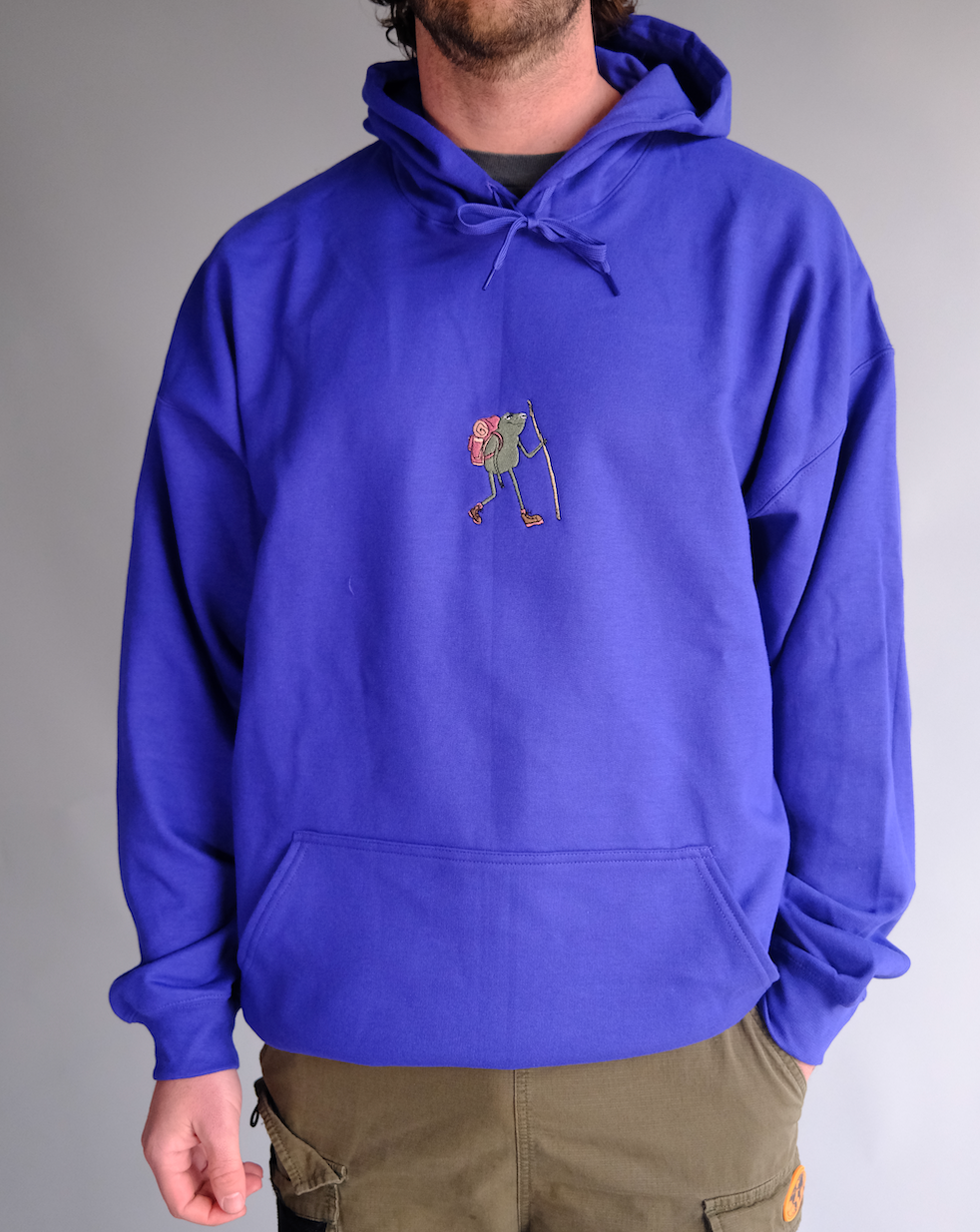 Hiker Frog Hoodie