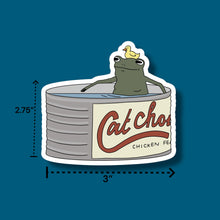 Load image into Gallery viewer, Cat Chow Can Frog Sticker
